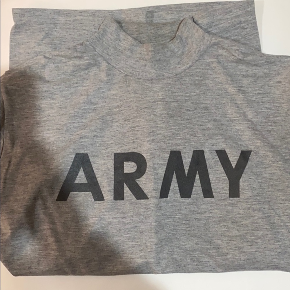 LS mock neck tee